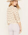 Image #5 - Molly Bracken Women's Striped Button Down Cardigan, Cream, hi-res