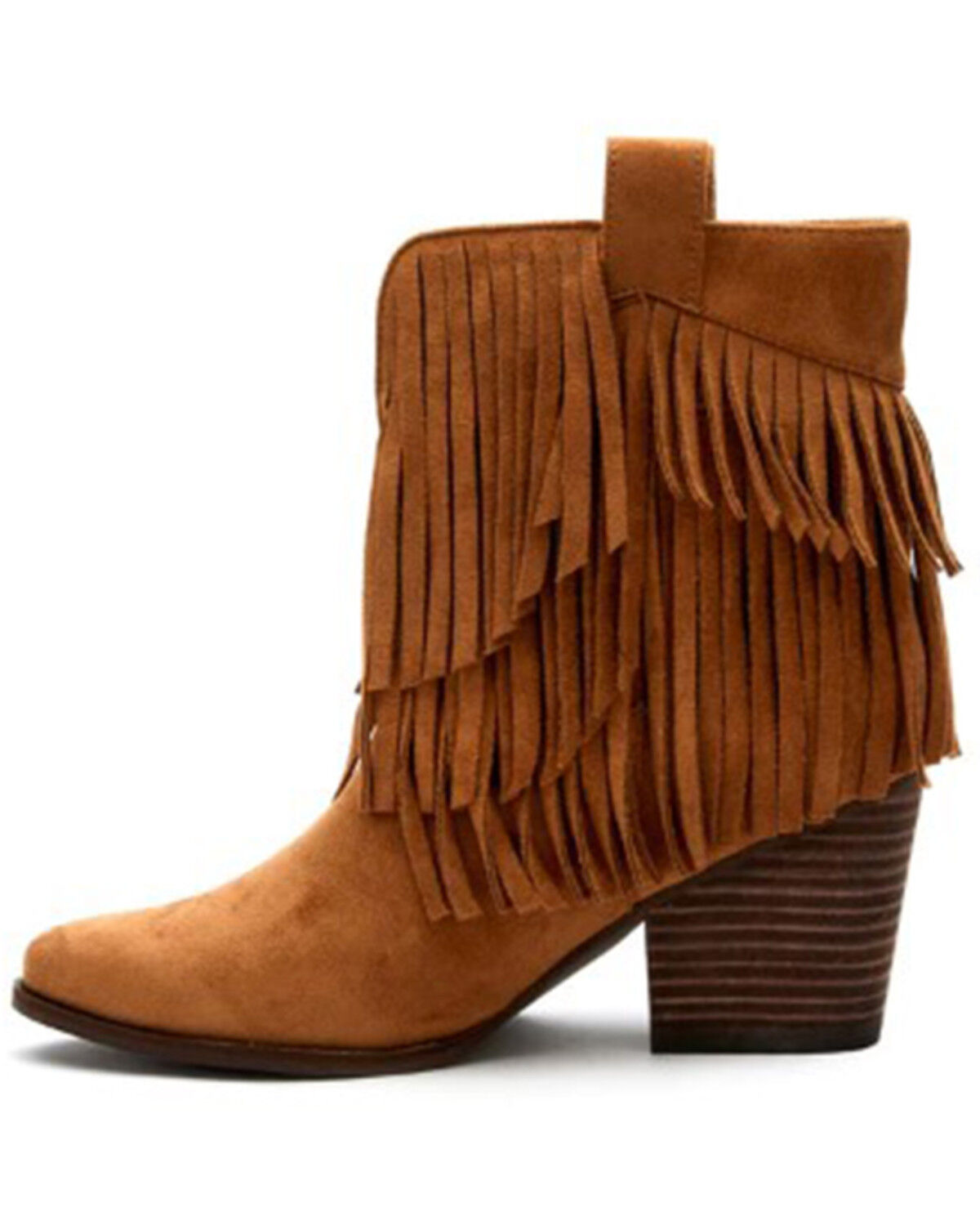 Image #3 - Matisse Women's Logan Saddle Western Boots - Round Toe, Cognac, hi-res