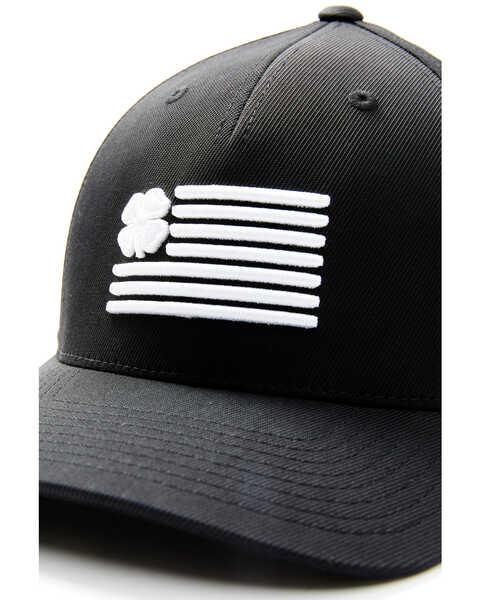 Image #2 - Black Clover Men's Nation Flag Patch Ball Cap , Black, hi-res