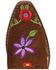 Image #6 - Dingo Girls' Flower Power Western Boots - Snip Toe, Brown, hi-res