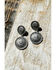 Image #1 - Idyllwind Women's Bristol Double Concho Earrings, Silver, hi-res
