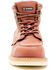 Hawx Men's USA Moc Wedge Work Boots - Steel Toe, Dark Brown, hi-res