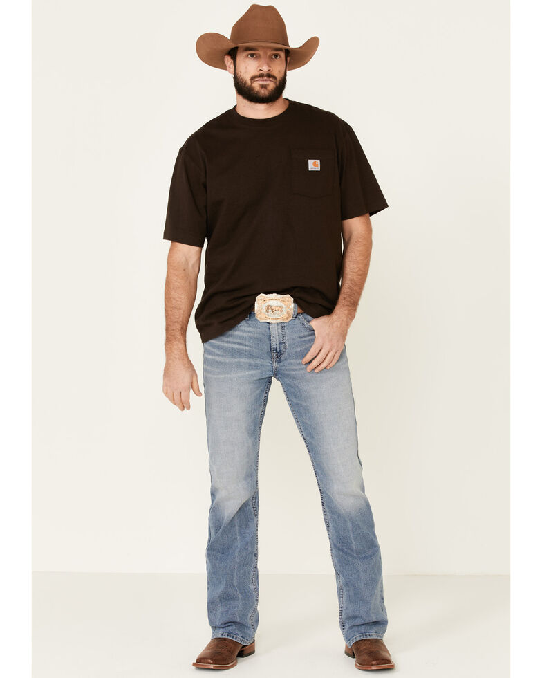 Cody James Men's Flash Light-Wash Slim Bootcut Jeans, Blue, hi-res