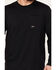 Image #3 - Ariat Men's Rebar Workman Chrome Moto Eagle Long Sleeve Graphic Work T-Shirt, Black, hi-res