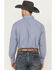 Image #4 - Wrangler Men's Geo Print Long Sleeve Button-Down Stretch Western Shirt - Tall, Blue, hi-res