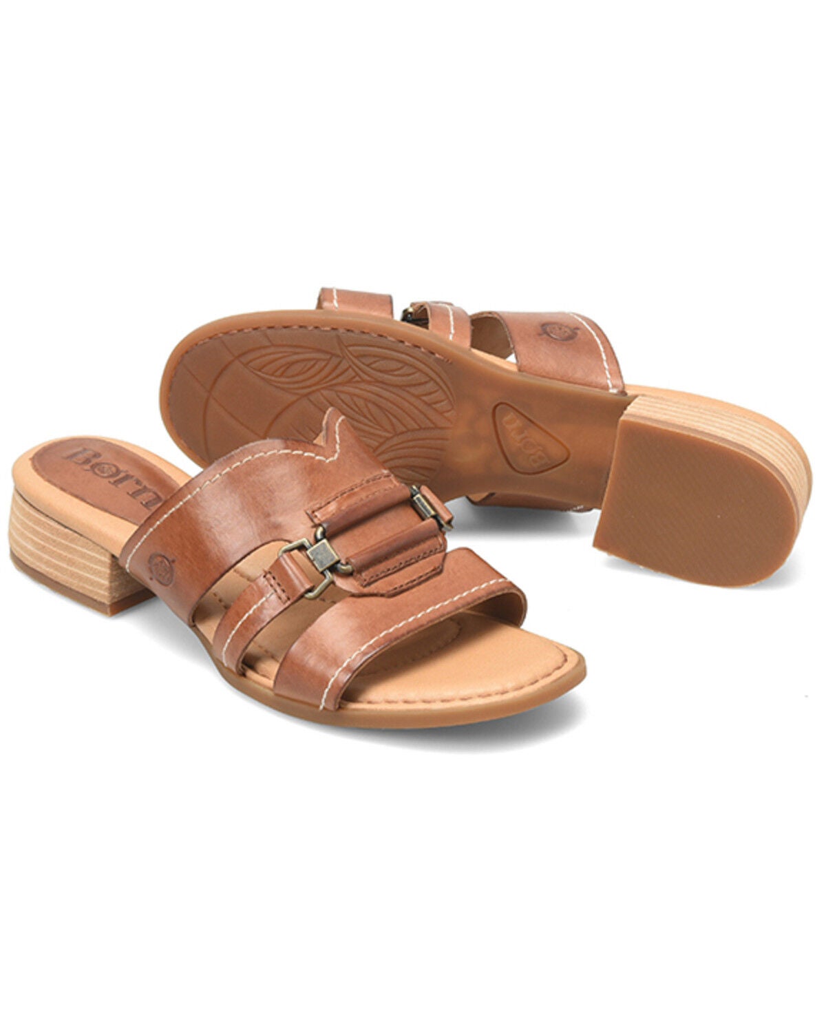 Image #3 - Born Women's Marianna Sandal, Brown, hi-res