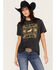 Image #1 - Paramount Network's Yellowstone Women's Bandana Short Sleeve Graphic Tee, Black, hi-res