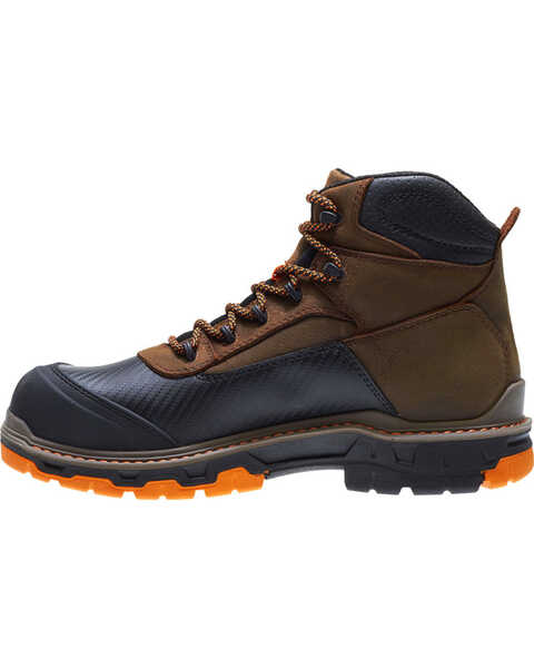 Wolverine Men's Overpass Carbonmax 6" Waterproof Boots - Composite Toe , Brown, hi-res