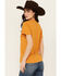 Image #4 - Wrangler Women's Logo Desert Scene Short Sleeve Graphic Tee, Orange, hi-res
