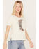 Image #2 - Shyanne Women's Moon Graphic Short Sleeve Tee, Off White, hi-res