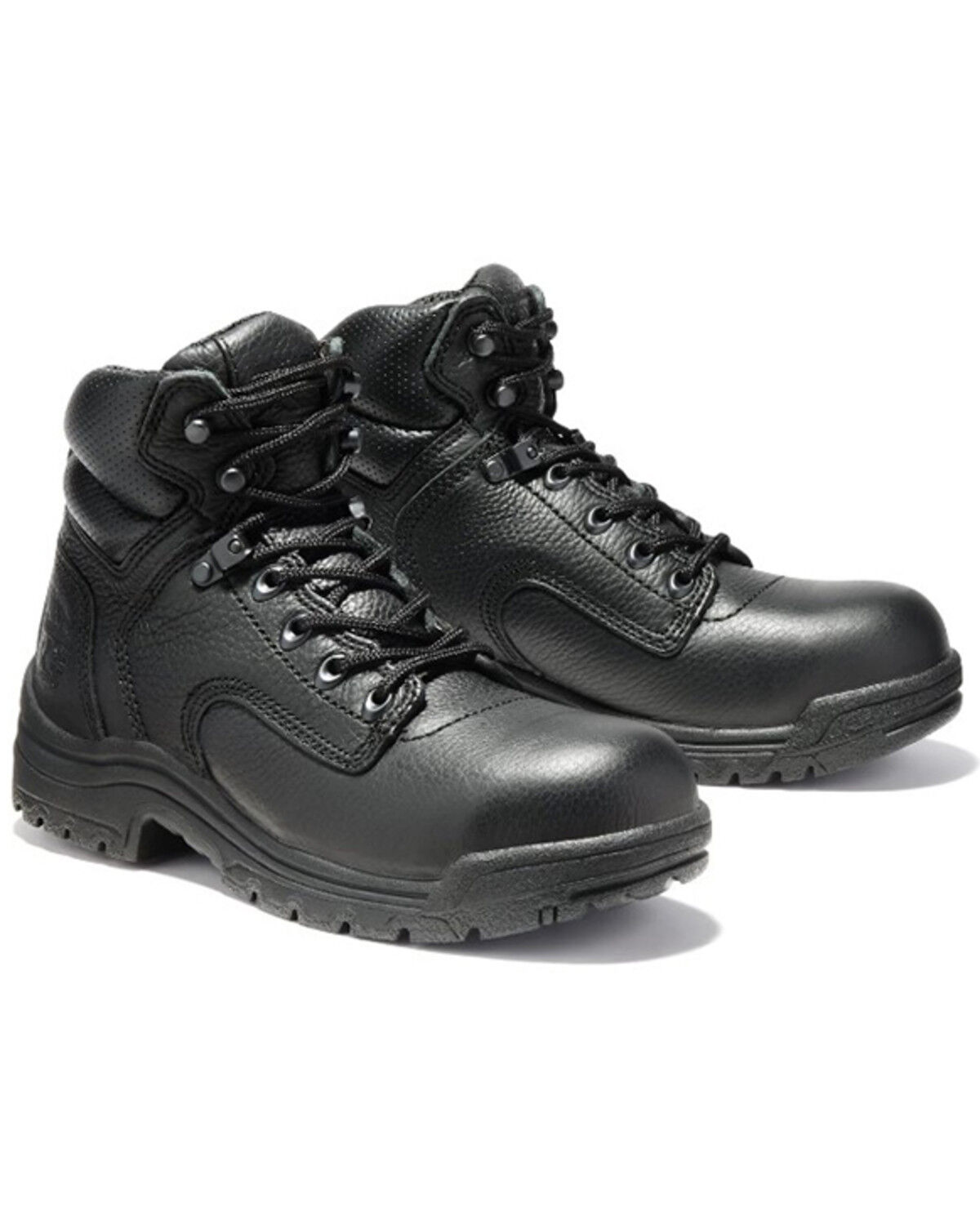 Image #1 - Timberland PRO Women's 6" TiTAN Work Boots - Alloy Toe, Black, hi-res