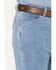 Image #2 - Wrangler Men's 938 Tough Lite Medium Wash Cowboy Cut Slim Stretch Straight Denim Jeans, Medium Wash, hi-res