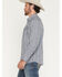 Image #2 - Moonshine Spirit&reg; Men's Gypsy Life Paisley Print Long Sleeve Snap Western Shirt, Light Blue, hi-res