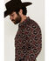 Image #2 - Cody James Men's Daybreak Geo Print Long Sleeve Snap Western Shirt, Red, hi-res