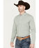 Image #2 - Cody James Men's Plaid Print Long Sleeve Button-Down Western Shirt - Tall, Green, hi-res
