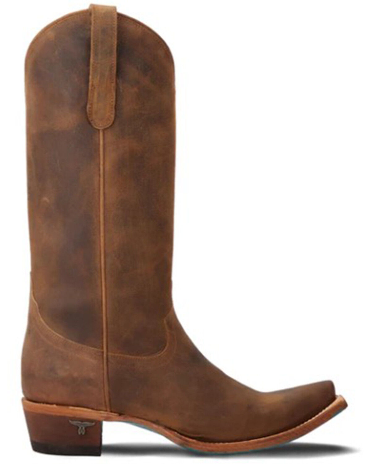 Image #2 - Lane Women's Emma Jane Tall Western Boots - Snip Toe, Caramel, hi-res