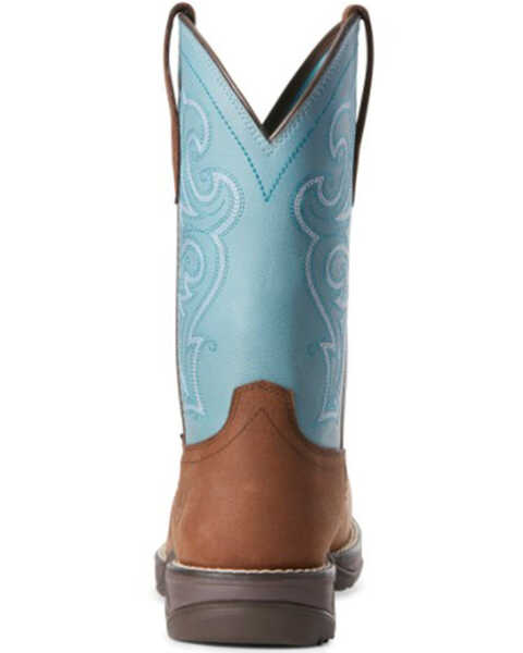 Image #3 - Ariat Women's Latico Pull On Work Boots - Composite Toe, Tan, hi-res