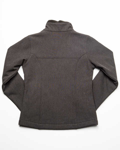 Image #3 - Roper Girls' Grey Softshell Fleece Jacket , , hi-res