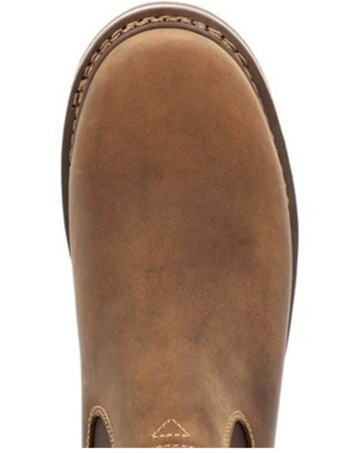 Image #6 - Georgia Boot Men's AMP LT Wedge Chelsea Romeo Work Boot - Round Toe, Brown, hi-res