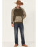 Image #2 - Ariat Men's Camo Patriot Hooded Sweatshirt, Green, hi-res