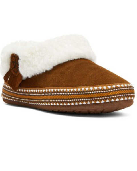 Image #1 - Ariat Women's Melody Slippers, Chocolate, hi-res