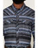 Image #3 - Rock & Roll Denim Men's Tek Striped Long Sleeve Snap Western Shirt, Charcoal, hi-res