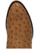 Image #6 - Dan Post Men's Gehrig Exotic Ostrich Western Boots - Round Toe, Tan, hi-res