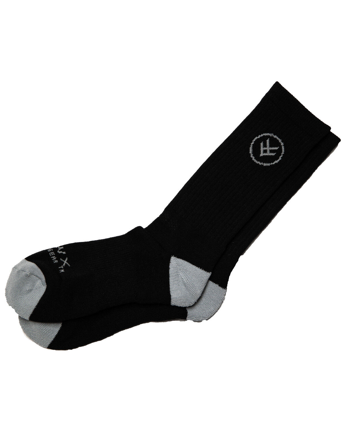 Image #1 - Hawx Men's 3 Pack Moisture Management Speed Dry Crew Work Socks, Black, hi-res