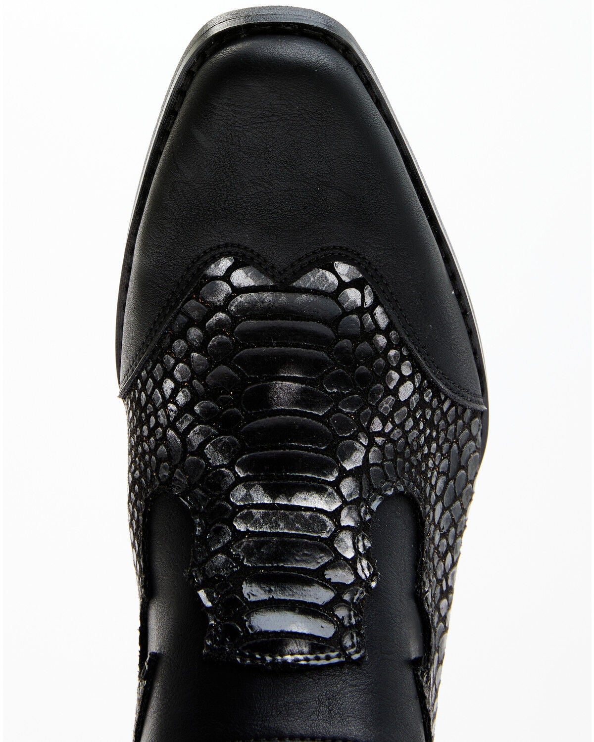 Image #6 - Coconuts by Matisse Women's Peyton Western Mule - Pointed Toe, Black, hi-res