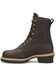 Carolina Women's Elm Logger Work Boots - Steel Toe, Dark Brown, hi-res