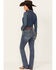 Image #3 - Shyanne Women's Silverton Shay Medium Wash Mid Rise Bootcut Stretch Riding Jeans, Medium Wash, hi-res