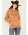Image #1 - Kimes Ranch Women's Two Scoops Logo Pullover Fleece Hoodie , Rust Copper, hi-res