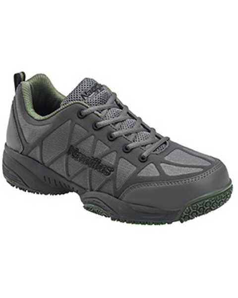 Image #1 - Nautilus Men's Lightweight Athletic Work Shoes - Composite Toe, Grey, hi-res