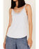 Shyanne Women's Ladder Lace Cami , Light Blue, hi-res