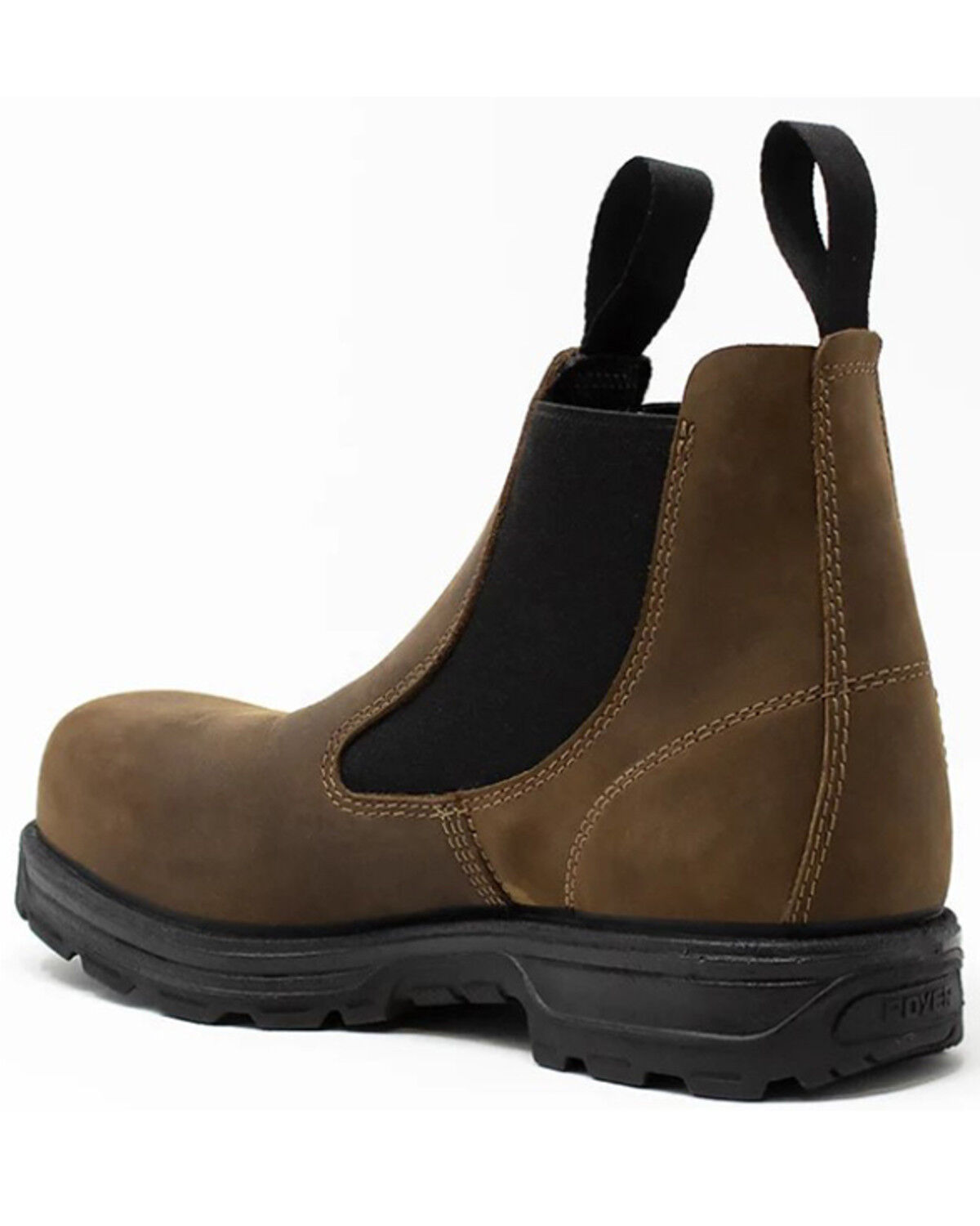 Image #3 - ROYER 6" Romeo Agility Pull-On Work Boots - Composite Toe, Brown, hi-res