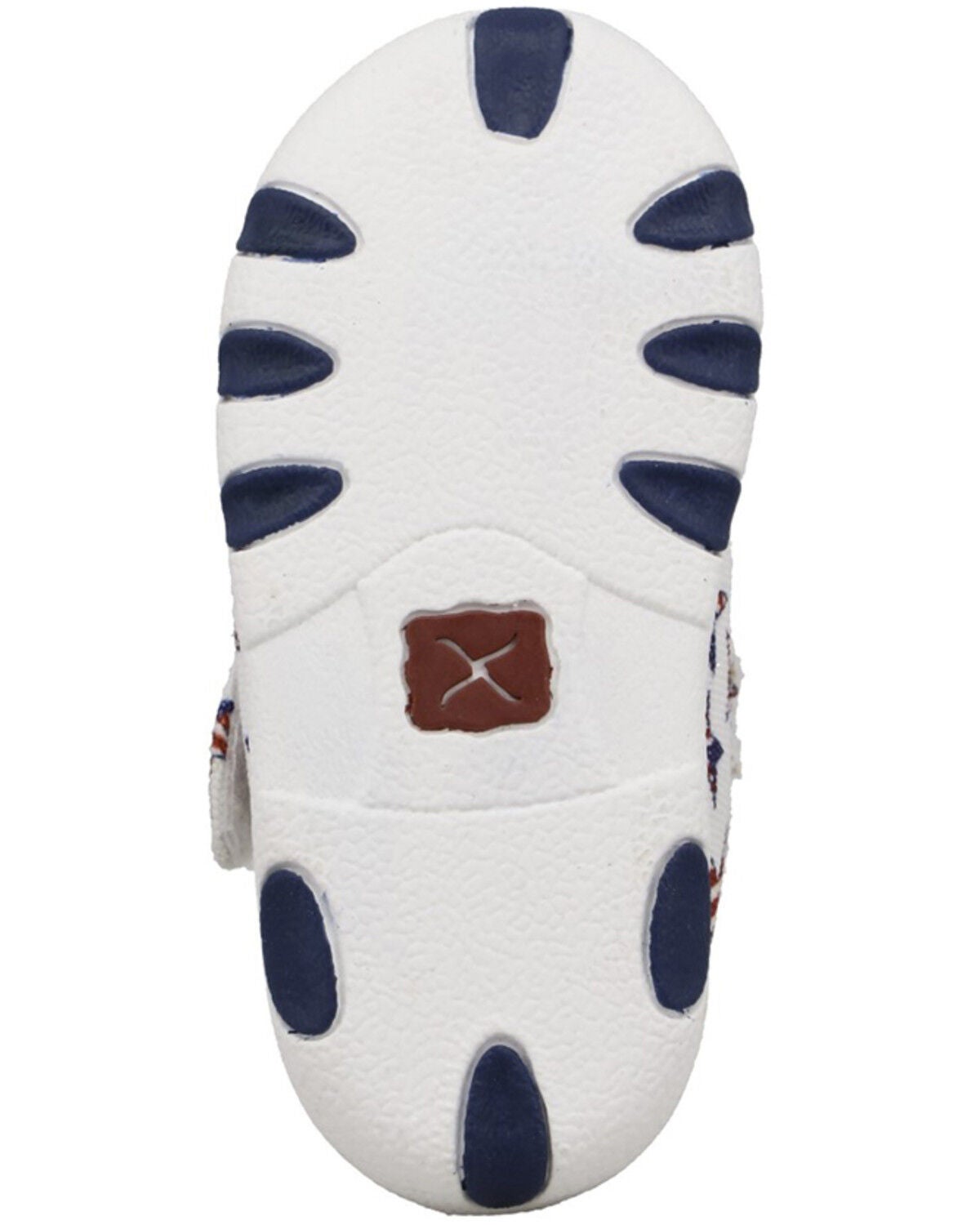 Image #7 - Twisted X Infant Boys' Patriotic Driving Moc Casual Shoes, Red/white/blue, hi-res