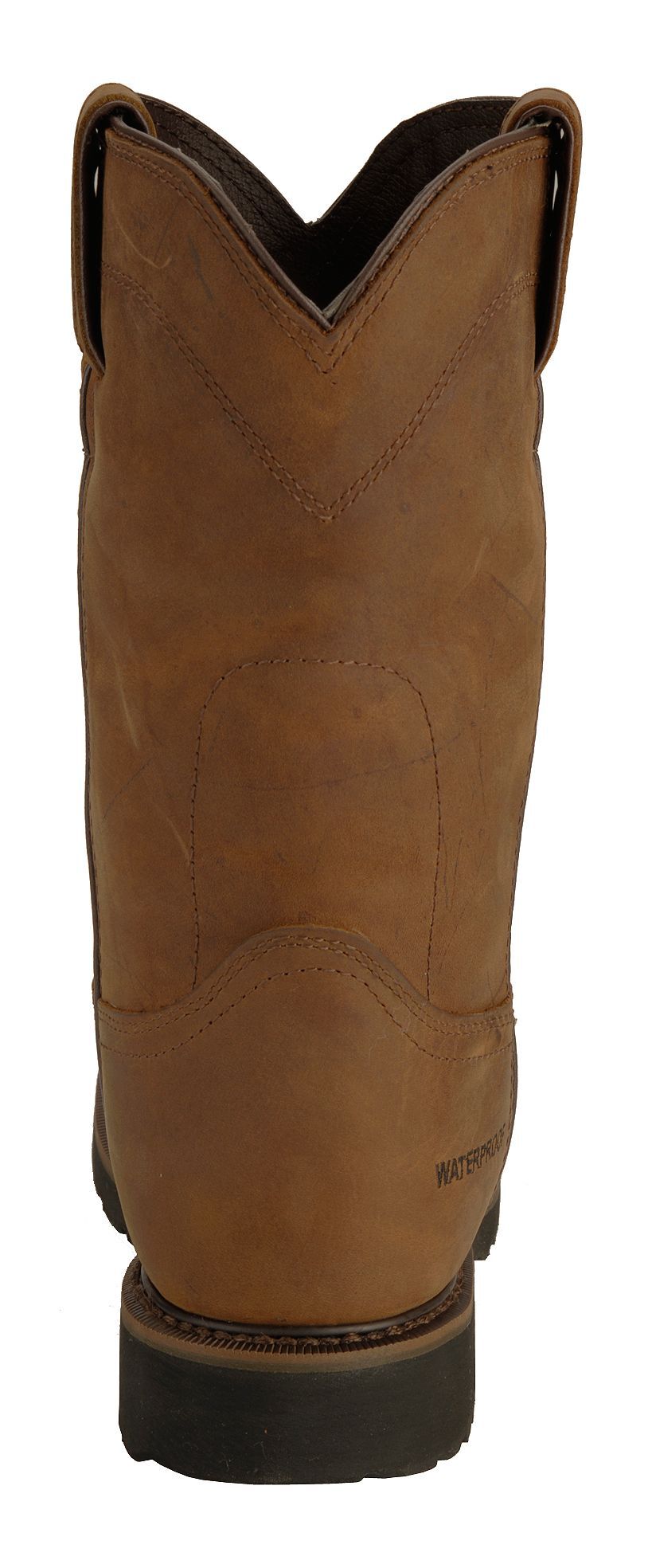 justin pull on work boots