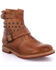 Image #1 - Bed Stu Women's Whacky II Dip Dye Booties - Round Toe, Tan, hi-res