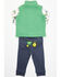 Image #5 - John Deere Infant Girls' Tractor Set - 3 Piece, Multi, hi-res