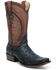 Image #1 - Corral Men's Exotic Ostrich Western Boots - Square Toe, Navy, hi-res