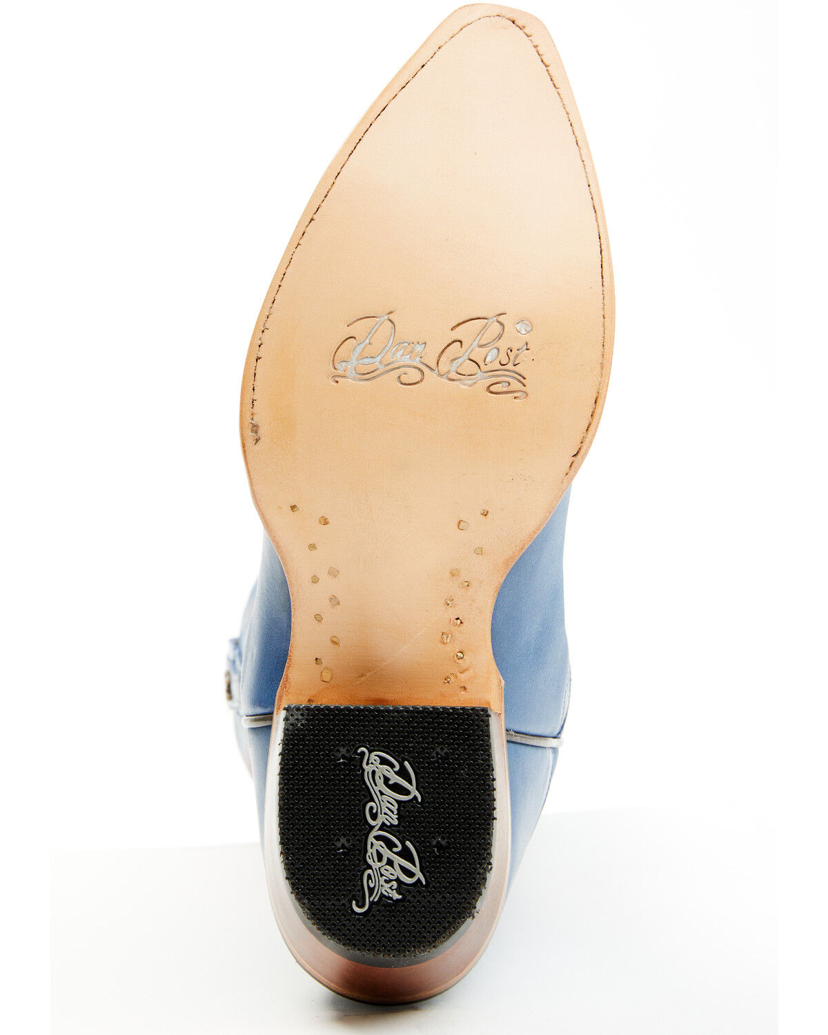 Image #7 - Dan Post Women's Rochelle Western Boots - Snip Toe, Blue, hi-res