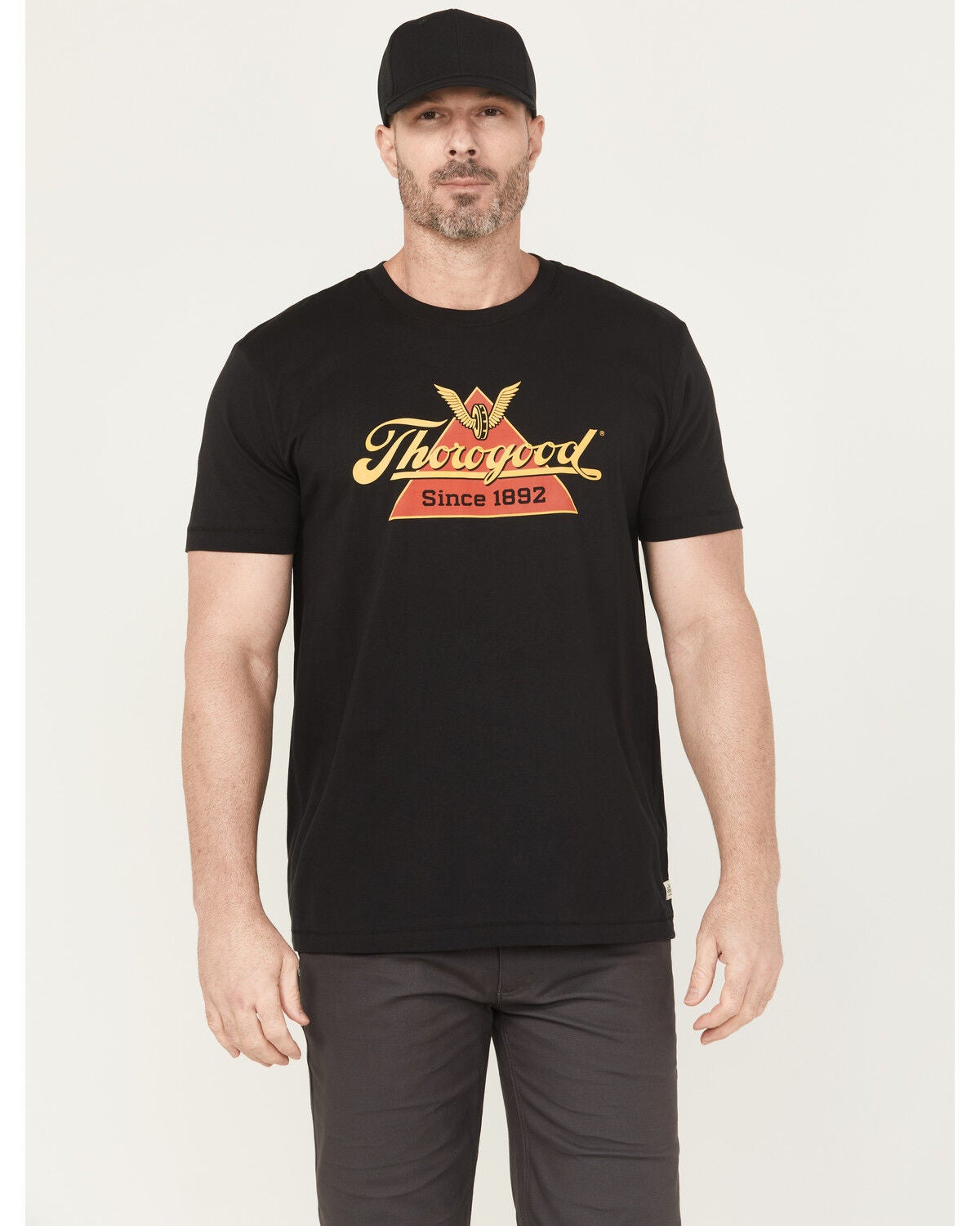 Thorogood Men's Classic Graphic Short Sleeve Graphic T-Shirt, Black, hi-res