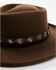 Image #2 - Shyanne Women's Felt Western Fashion Hat, Brown, hi-res