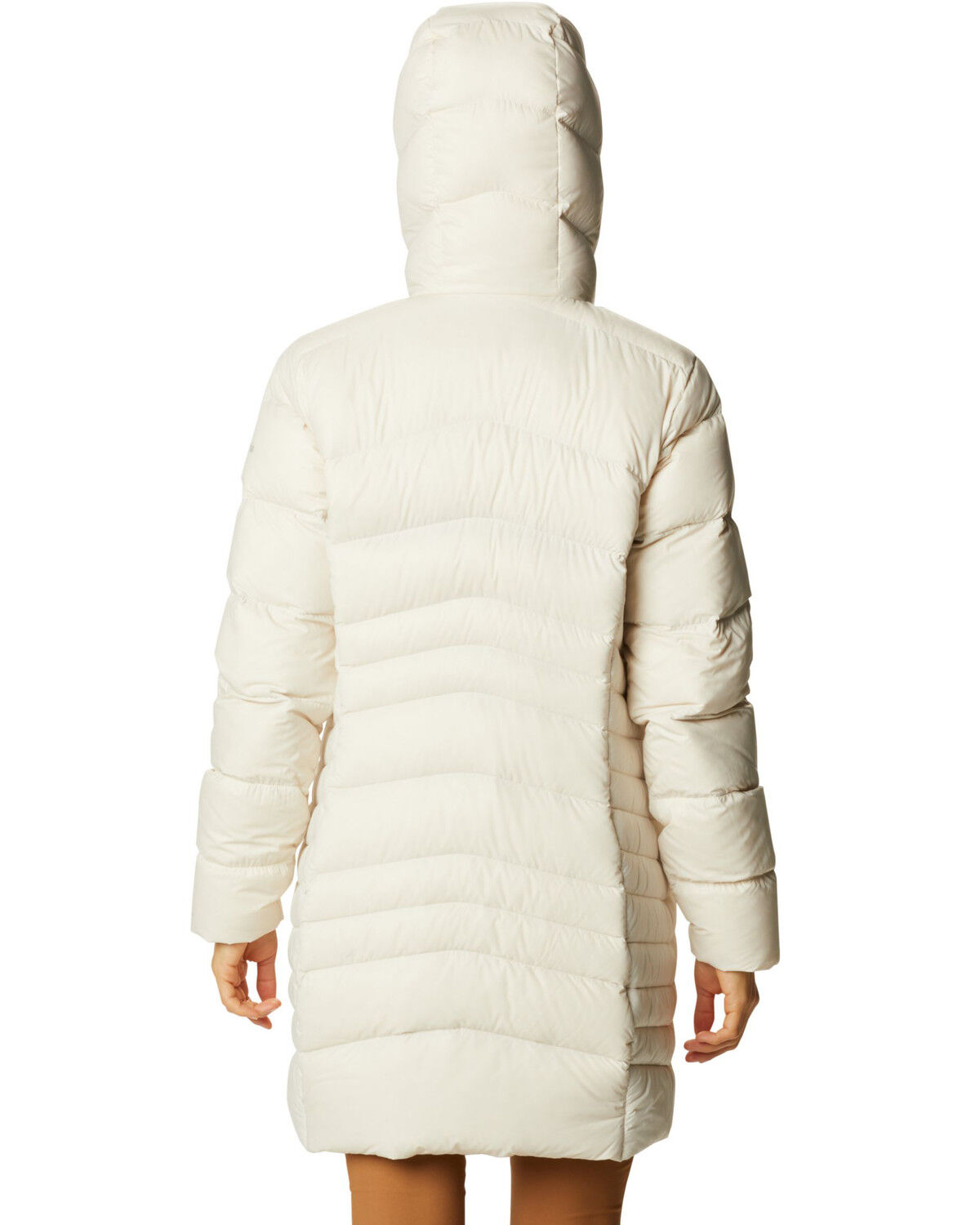 Image #4 - Columbia Women's Chalk Autumn Park Down Hooded Mid Jacket, Tan, hi-res