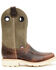 Double H Men's Domestic Roper Western Work Boots - Soft Toe, Brown, hi-res