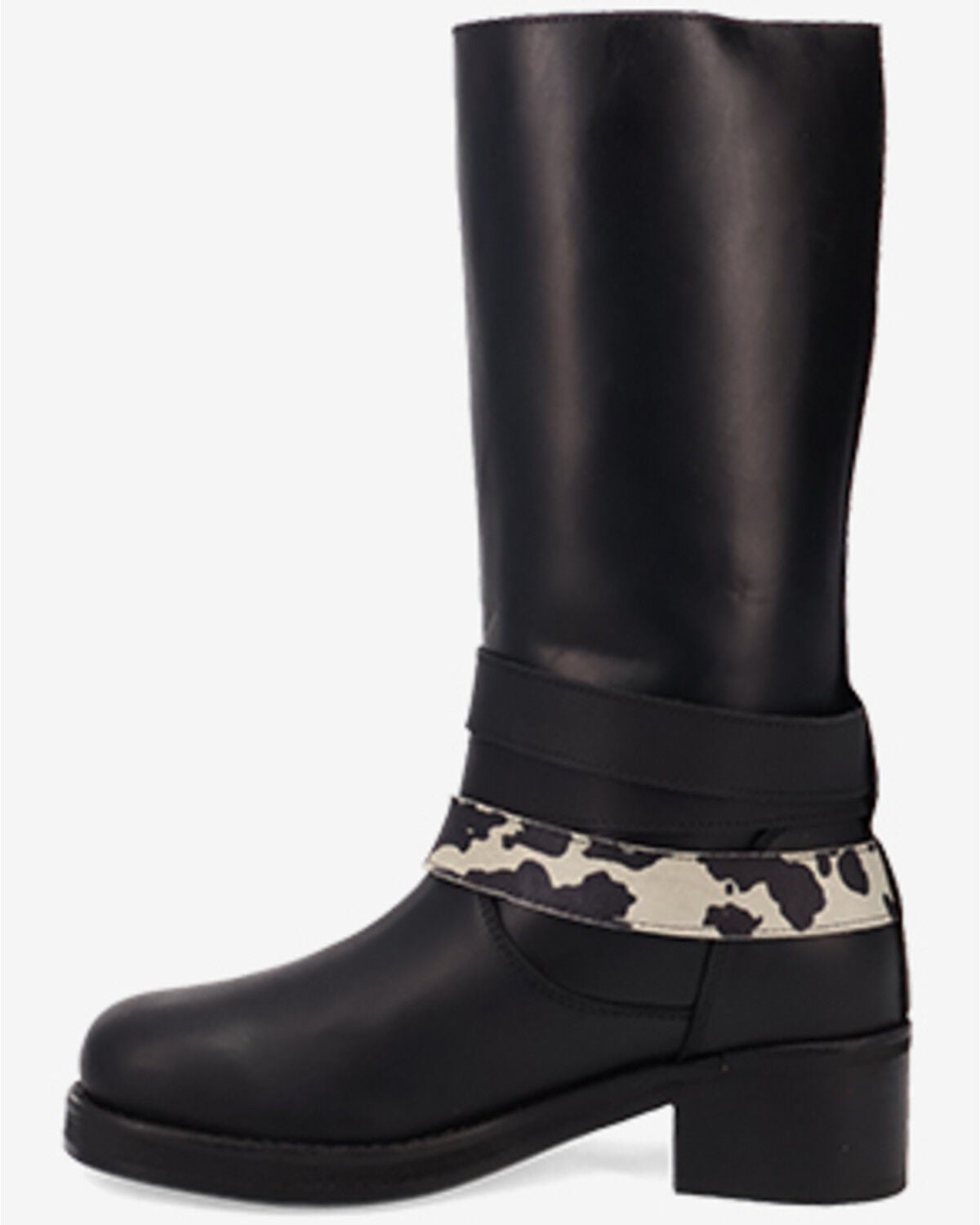 Image #3 - Dingo Women's Full Throttle Harness Fashion Boots - Round Toe, Black, hi-res
