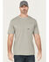 Image #1 - Ariat Men's Rebar Heat Fighter Short Sleeve Pocket Work Shirt - Big, Dark Grey, hi-res