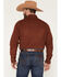 Image #3 - Wrangler Retro Men's Solid Corduroy Long Sleeve Snap Western Shirt - Tall, Rust Copper, hi-res