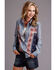 Image #1 - Stetson Women's Bandana Scarf Long Sleeve Button-Down Blouse Shirt , , hi-res