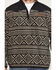 Image #4 - Ariat Men's Basis Southwest 1/4 Zip-Up Fleece Pullover, Black, hi-res
